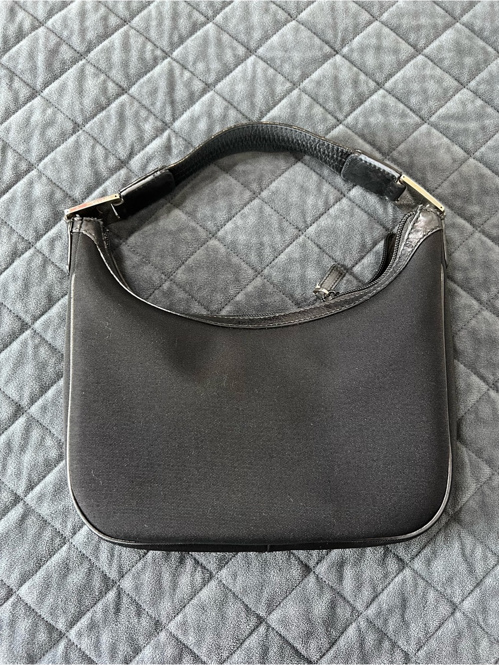 Gucci Shoulder Bag Vintage Small Black Mini 90s style y2k - Picture 2 of 15